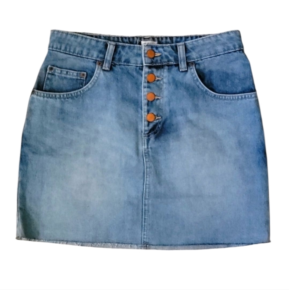 Roxy Blue Denim Mini Skirt Size M